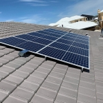 Solar Panels installed on residential home roof